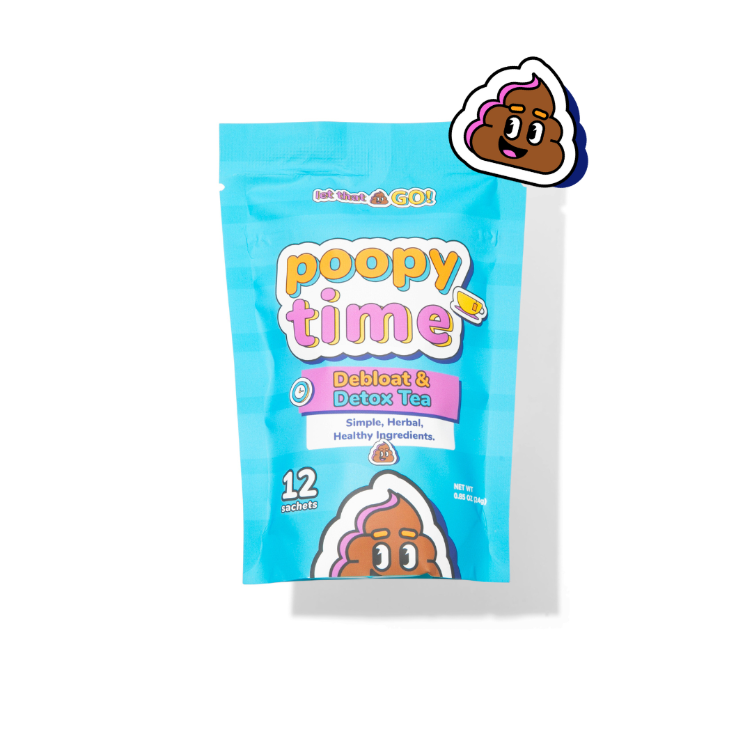 Poopy Time Debloat & Detox Tea (12 Pack) | Try it for FREE!