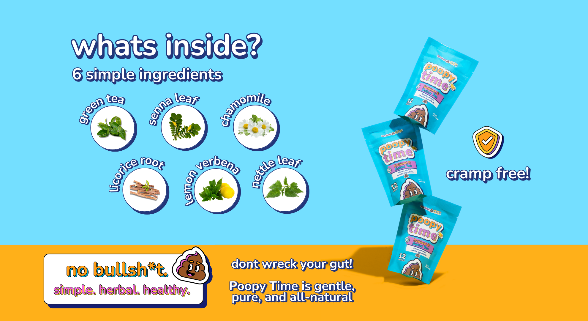 Poopy Time Tea® - The Original Debloat and Detox Tea