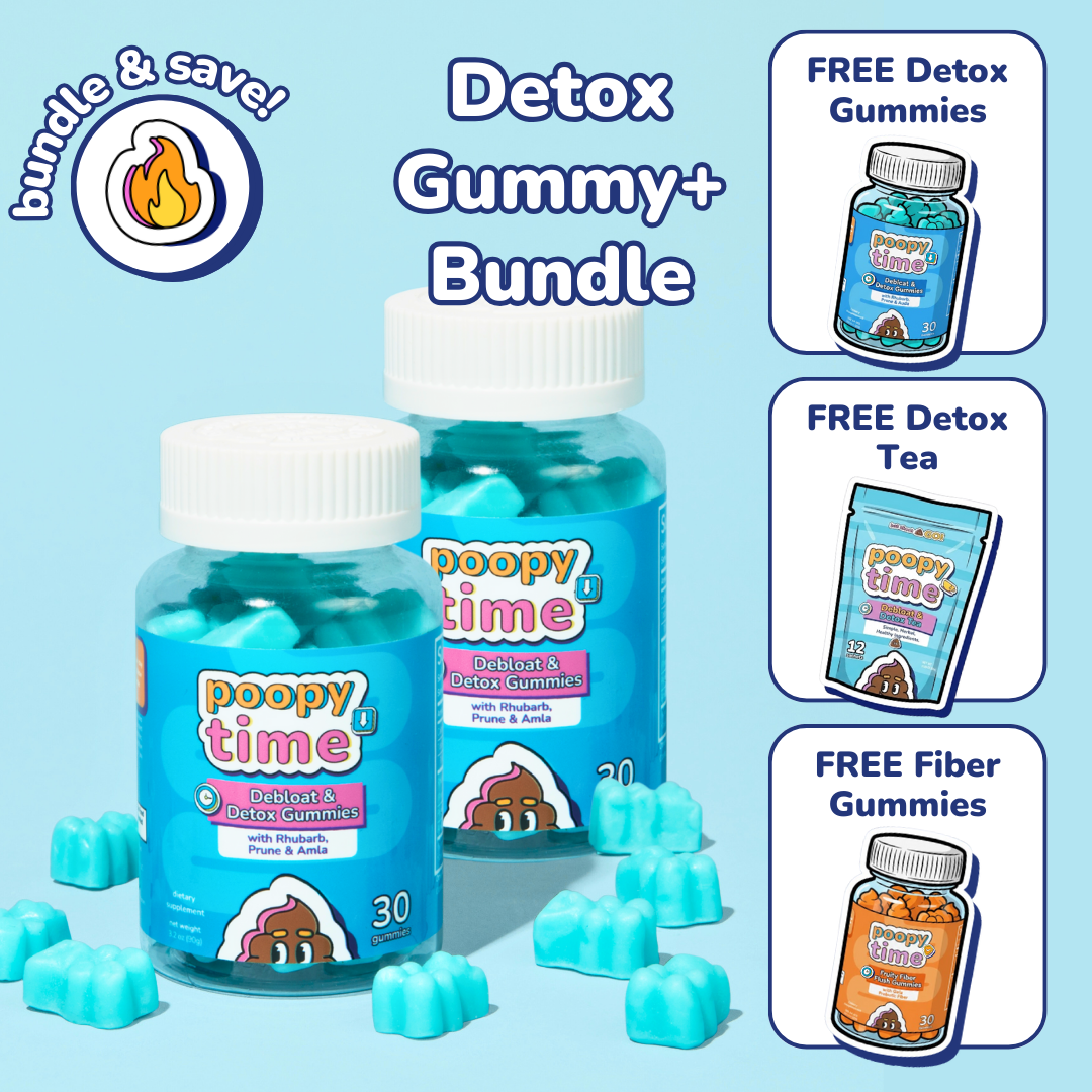 Poopy Time Debloat & Detox Gummies