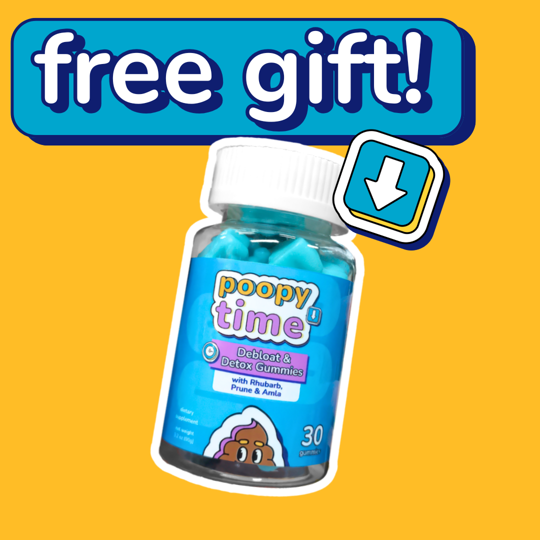 FREE GIFT! Poopy Time Debloat & Detox Gummies