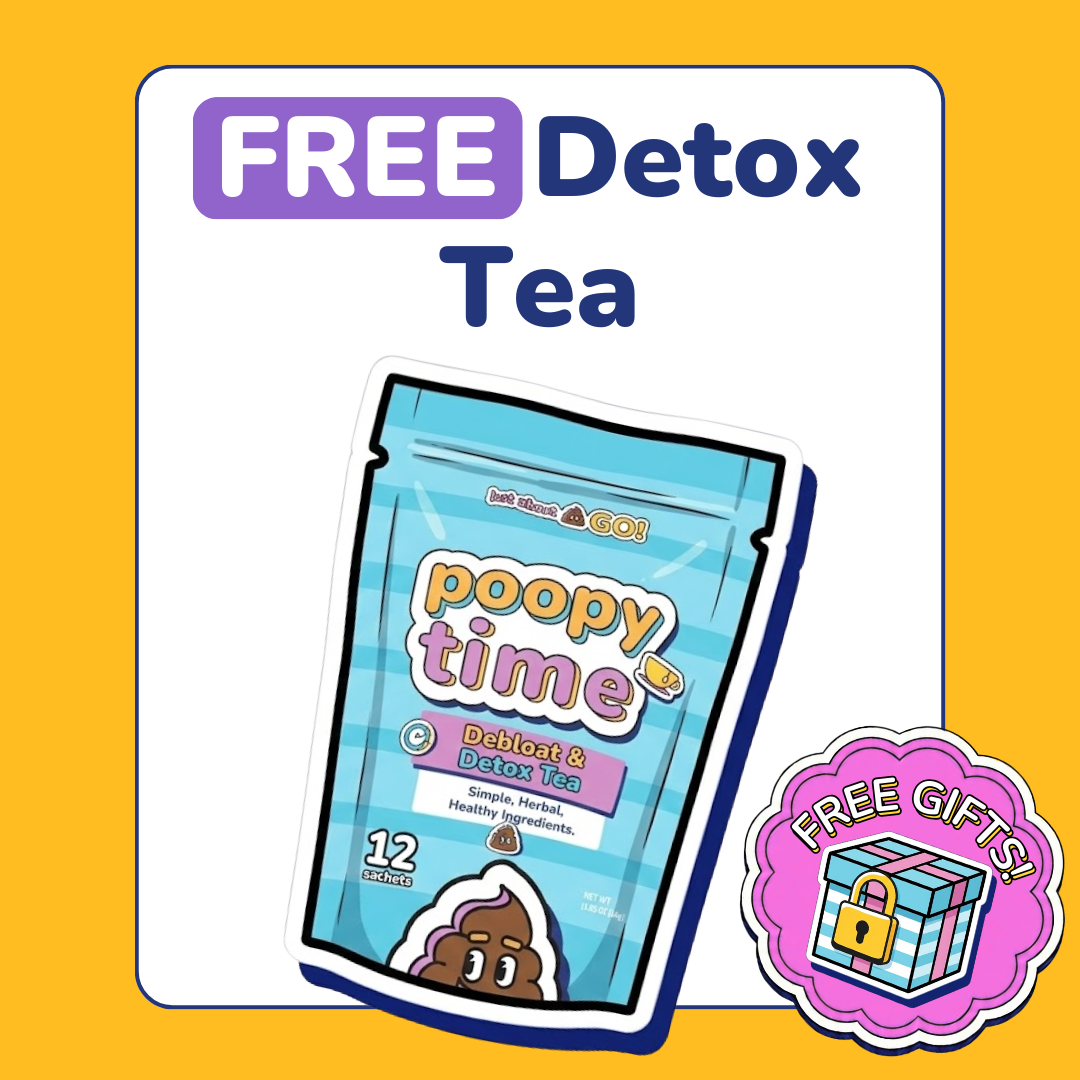 FREE GIFT! Poopy Time Debloat & Detox Tea