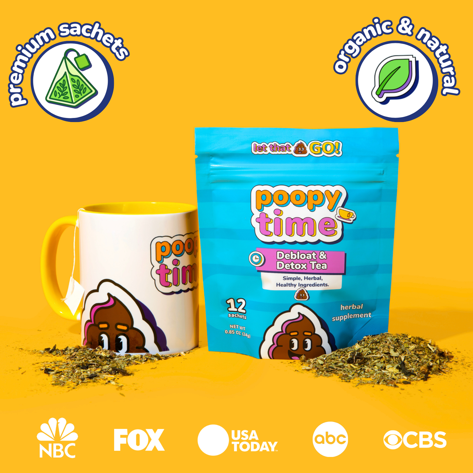 Poopy Time Debloat & Detox Tea