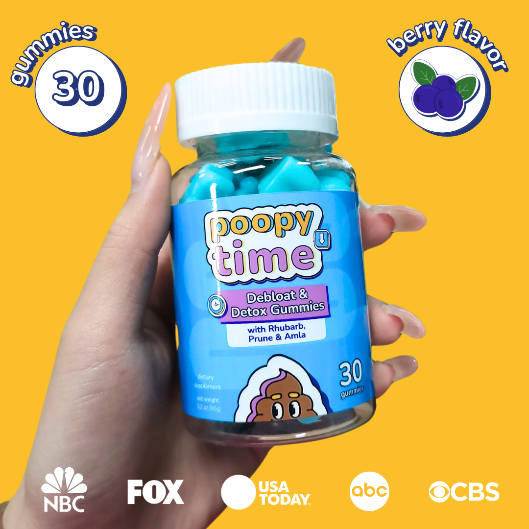 Poopy Time Debloat & Detox Gummies